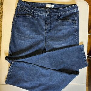 J Jill Smooth Fit Slim Ankle Denim Jeans Size 10 - Pre-Owned